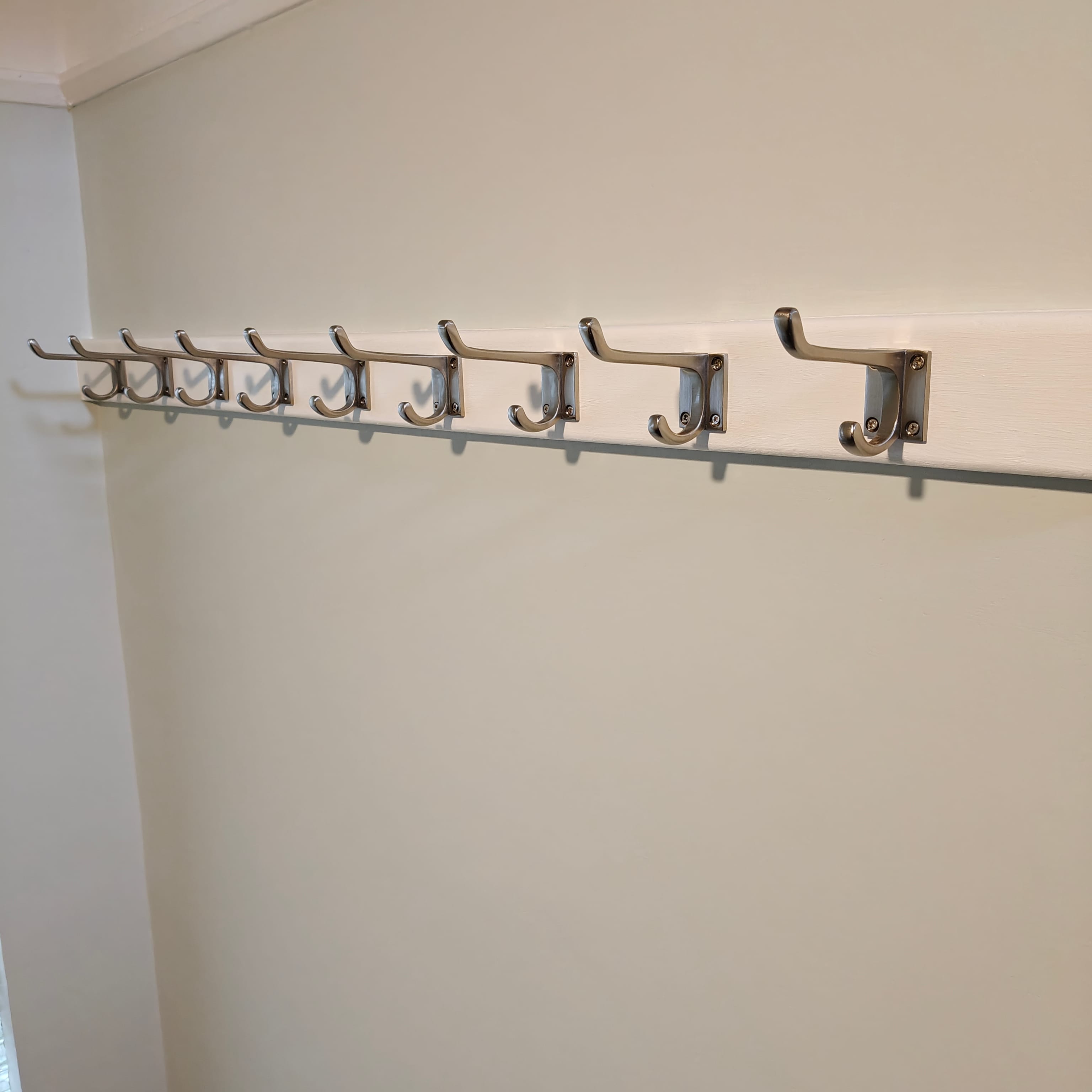 Diy Stainless Steel Coat Hook Rail Coat Hooks Wall Mounted