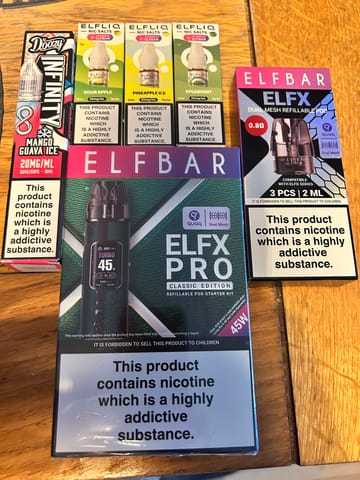 Elf Bar ELFX Pro Classic Pod Kit Bundle - review image uploaded by customer