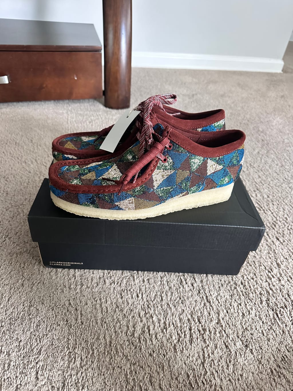 Mens Wallabee Multicolour Textile | Clarks