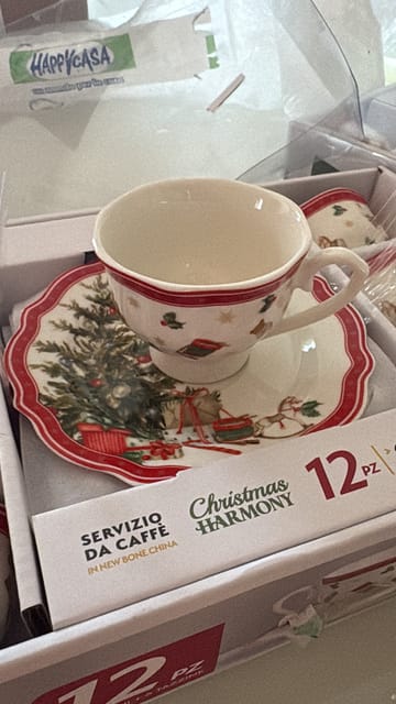 Autumnlife Set di 4 tazze da caffè in ceramica, realizzate a mano, con