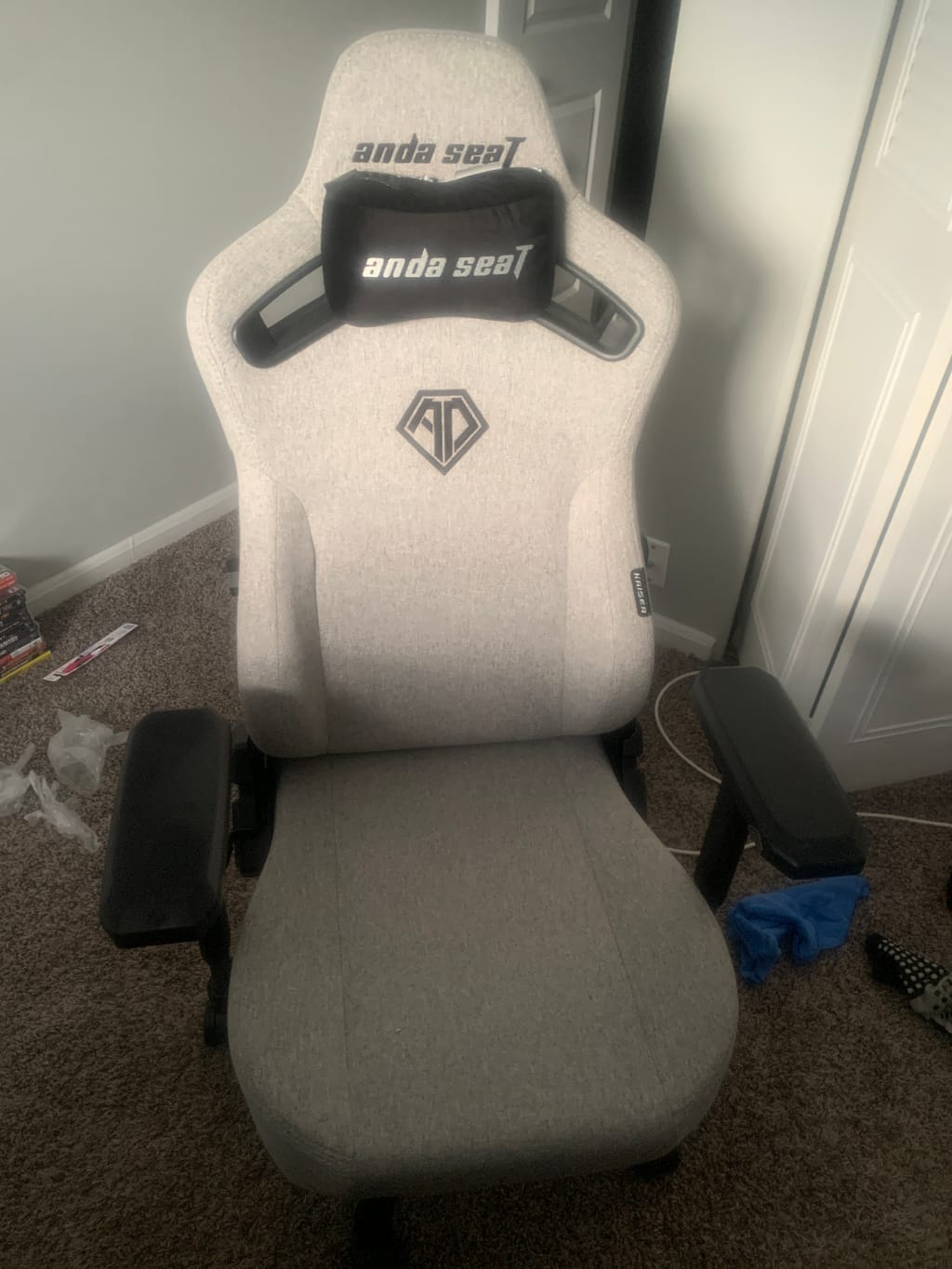 AndaSeat Ash Gray Kaiser 3 Series Ergonomic Gaming Chair