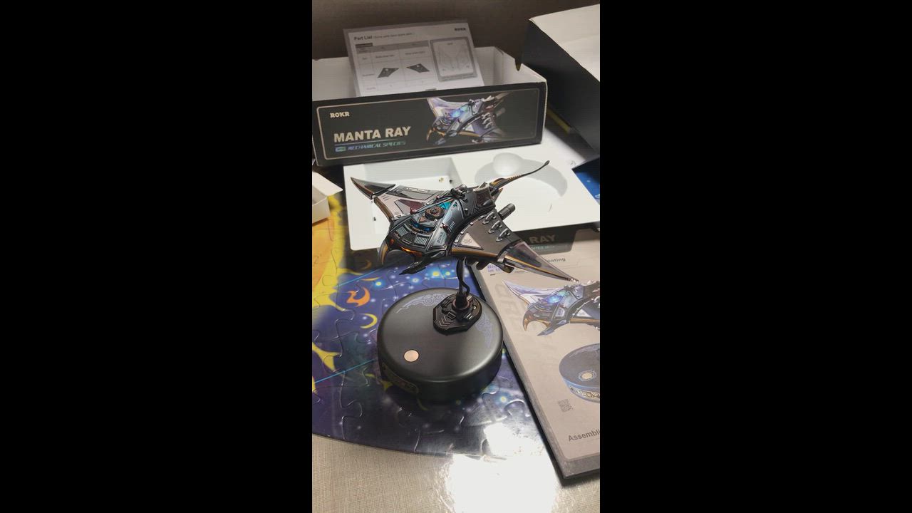 ROKR Manta Ray Mechanical 3D Puzzle Model Kit MI06 | Robotime