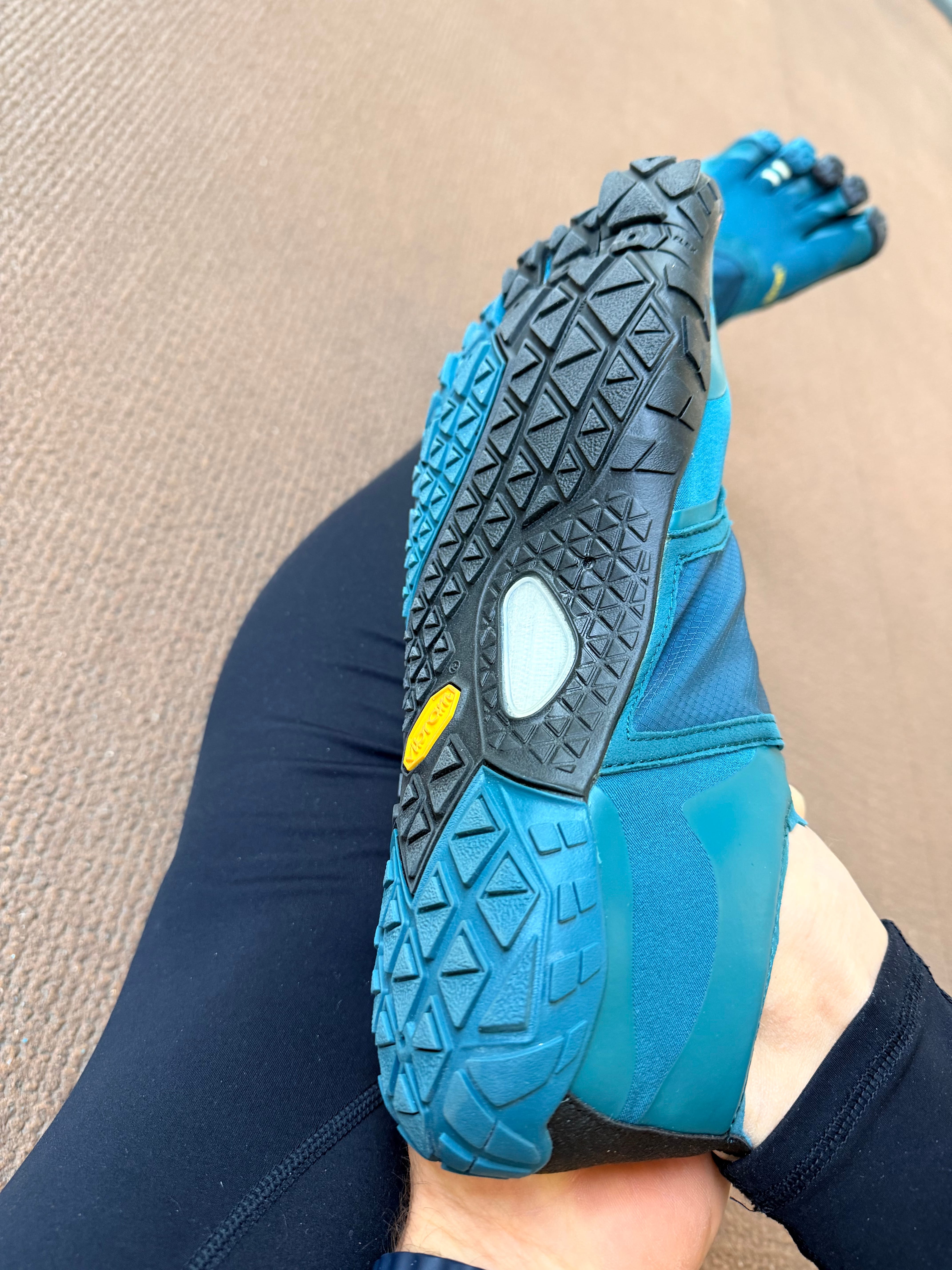 Vibram FiveFingers Sprint Shoes Mens 11- 11.5 EU 45 Blue Minimalist Barefoot vibram fivefingers sprint products for sale | eBay main image 4