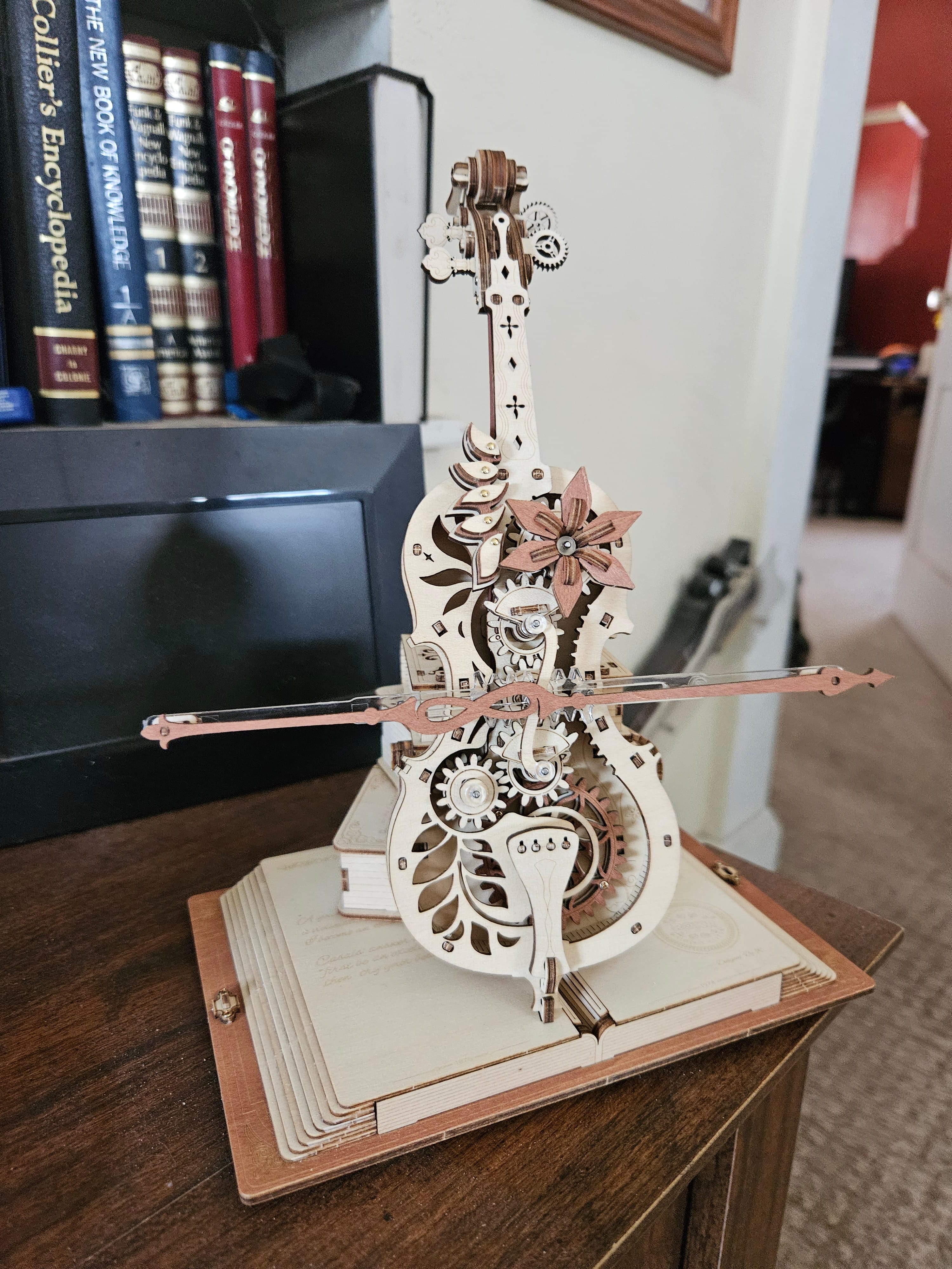 ROKR Magic Cello Music Box 3D Wooden Puzzle | Robotime Online