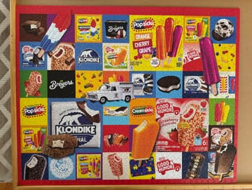 1000 Piece Jigsaw Puzzle - Favorite Ice Creams (2103pz) – White