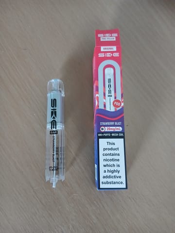Strawberry Blast Crystal Bar 600 Prefilled Pod by SKE - review image uploaded by customer
