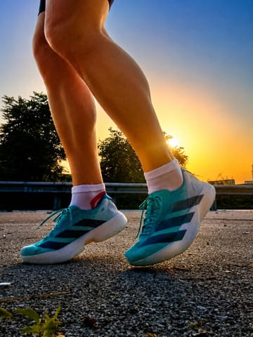 adidas ADIZERO adios Pro 4 Men's Running Shoes - Blue/FTWR White