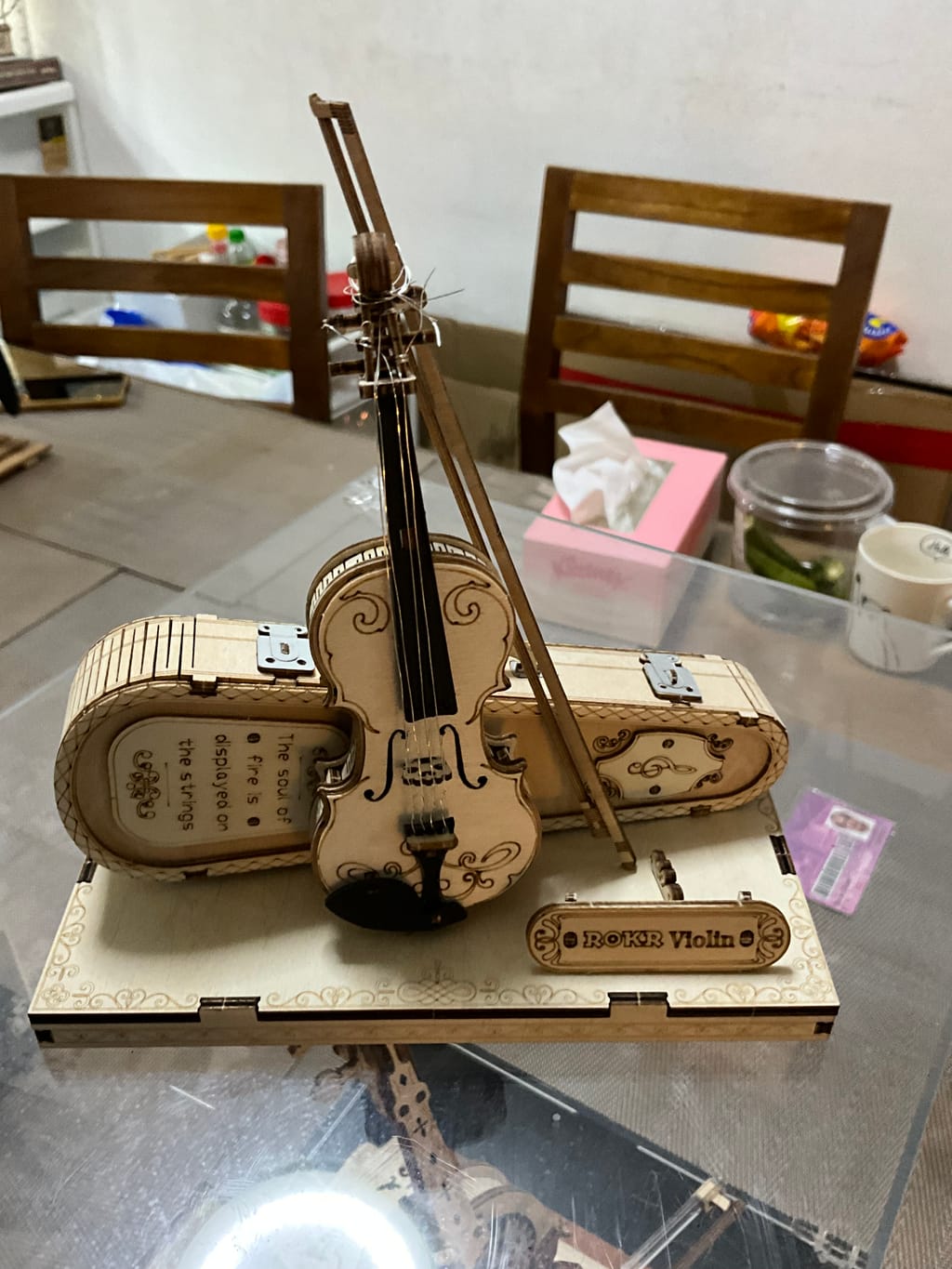 ROKR Violin Capriccio TG604K | 3D Wooden Puzzle | Robotime