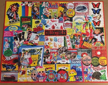 THE SECRET MUSEUM OF MANKIND レコード3枚セット 1000 Piece Jigsaw Puzzle - Things Kids Collect (2233pz) – White