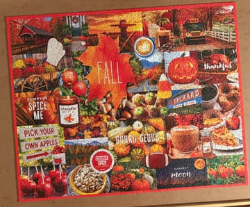 1000 Piece Jigsaw Puzzle - I Love Fall (2278pz) – White Mountain